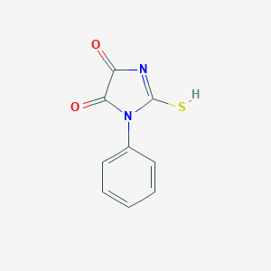 molecular formula C9H6N2O2S B344211 1-phenyl-2-sulfanylimidazole-4,5-dione 