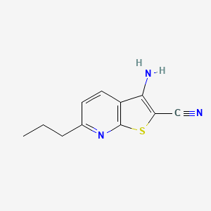 3-amino-6-propylthieno[2,3-b]pyridine-2-carbonitrile
