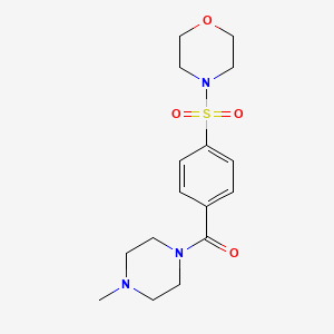 4-({4-[(4-methyl-1-piperazinyl)carbonyl]phenyl}sulfonyl)morpholine
