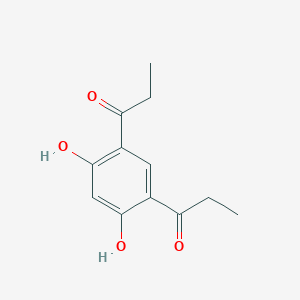 molecular formula C12H14O4 B344264 1-(2,4-Dihydroxy-5-propionylphenyl)-1-propanone 
