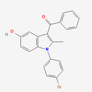 [1-(4-bromophenyl)-5-hydroxy-2-methyl-1H-indol-3-yl](phenyl)methanone