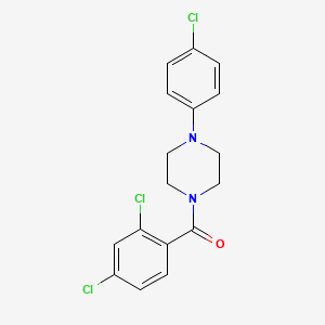 1-(4-chlorophenyl)-4-(2,4-dichlorobenzoyl)piperazine