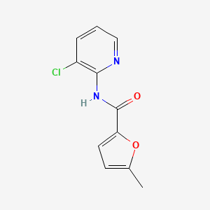 molecular formula C11H9ClN2O2 B3442731 N-(3-chloropyridin-2-yl)-5-methylfuran-2-carboxamide 