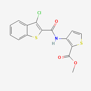 methyl 3-{[(3-chloro-1-benzothien-2-yl)carbonyl]amino}-2-thiophenecarboxylate