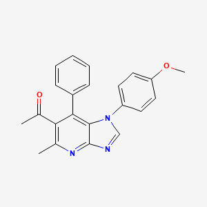 1-[1-(4-methoxyphenyl)-5-methyl-7-phenyl-1H-imidazo[4,5-b]pyridin-6-yl]ethanone