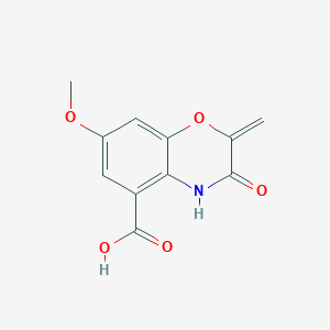 molecular formula C11H9NO5 B034429 Benzoxazolinate CAS No. 105897-30-1