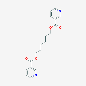 6-(Pyridine-3-carbonyloxy)hexyl pyridine-3-carboxylate