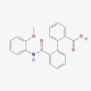 2'-[(2-Methoxyanilino)carbonyl][1,1'-biphenyl]-2-carboxylic acid