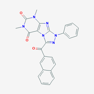 6,8-dimethyl-3-(2-naphthoyl)-1-phenyl-1H-[1,2,4]triazolo[3,4-f]purine-5,7(6H,8H)-dione