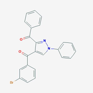 (3-benzoyl-1-phenyl-1H-pyrazol-4-yl)(3-bromophenyl)methanone