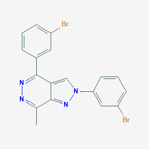 2,4-Bis(3-bromophenyl)-7-methylpyrazolo[3,4-d]pyridazine