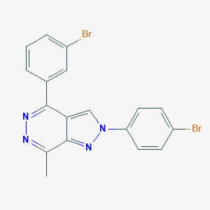 4-(3-Bromophenyl)-2-(4-bromophenyl)-7-methylpyrazolo[3,4-d]pyridazine