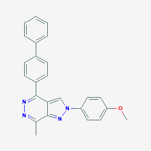 2-(4-Methoxyphenyl)-7-methyl-4-(4-phenylphenyl)pyrazolo[3,4-d]pyridazine