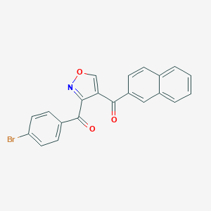 [3-(4-Bromobenzoyl)-4-isoxazolyl](2-naphthyl)methanone