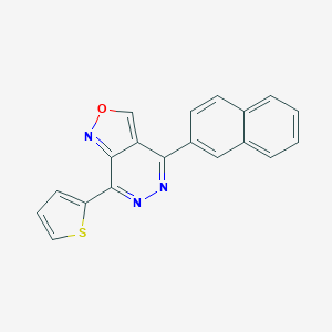 molecular formula C19H11N3OS B344414 4-Naphthalen-2-yl-7-thiophen-2-yl-[1,2]oxazolo[3,4-d]pyridazine 