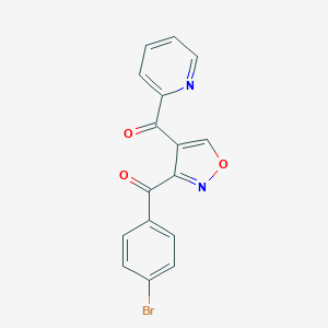 [3-(4-Bromobenzoyl)-4-isoxazolyl](2-pyridinyl)methanone