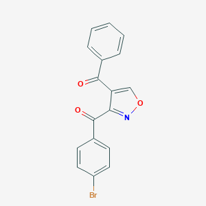 Methanone, (4-bromophenyl)(4-benzoyl-3-isoxazoyl)-