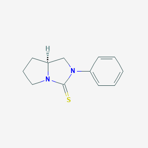2-phenylhexahydro-3H-pyrrolo[1,2-c]imidazole-3-thione