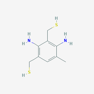 molecular formula C9H14N2S2 B034445 1,3-苯二胺，4-甲基-2,6-双(甲硫基)- CAS No. 102093-68-5