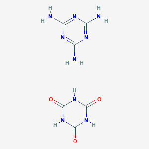 molecular formula C3-H6-N6.C3-H3-N3-O3 B034449 三聚氰酸三聚氰胺 CAS No. 37640-57-6