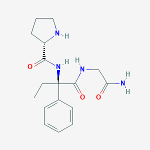 molecular formula C17H24N4O3 B344491 多瑞肽 CAS No. 90104-48-6