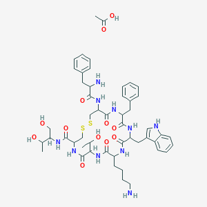 molecular formula C53H74N10O14S2 B344500 Octreotide Acetate CAS No. 79517-01-4