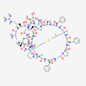 molecular formula C89H125N25O25S3 B034451 Cinnamycin CAS No. 110655-58-8
