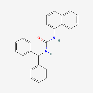 molecular formula C24H20N2O B3445684 N-BENZHYDRYL-N'-(1-NAPHTHYL)UREA CAS No. 380217-84-5