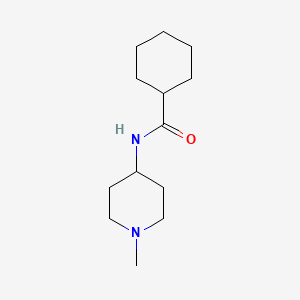 molecular formula C13H24N2O B3445795 N-(1-methylpiperidin-4-yl)cyclohexanecarboxamide 
