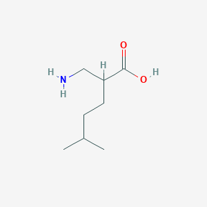 molecular formula C8H17NO2 B034463 2-(Aminomethyl)-5-methylhexanoic acid CAS No. 104883-56-9