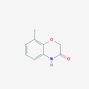 molecular formula C9H9NO2 B034468 8-Methyl-2H-benzo[B][1,4]oxazin-3(4H)-one CAS No. 102065-94-1
