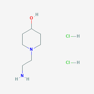 molecular formula C7H18Cl2N2O B034473 1-(2-Aminoethyl)piperidin-4-ol dihydrochloride CAS No. 110484-18-9