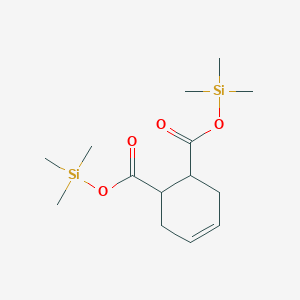 molecular formula C14H26O4Si2 B034474 Bis(trimethylsilyl) 4-cyclohexene-1,2-dicarboxylate CAS No. 106450-27-5