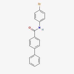 molecular formula C19H14BrNO B3447522 N-(4-BROMOPHENYL)-[1,1'-BIPHENYL]-4-CARBOXAMIDE 