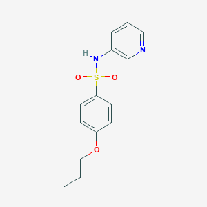 molecular formula C14H16N2O3S B344754 [(4-Propoxyphenyl)sulfonyl]-3-pyridylamine CAS No. 898654-33-6