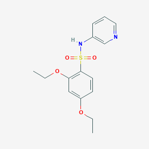 molecular formula C15H18N2O4S B344758 [(2,4-Diethoxyphenyl)sulfonyl]-3-pyridylamine CAS No. 898650-61-8