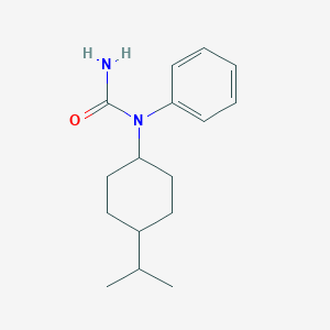 molecular formula C16H24N2O B034479 1-(4-Isopropylcyclohexyl)-1-phenylurea CAS No. 102613-38-7