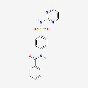 molecular formula C17H14N4O3S B3448208 N-{4-[(PYRIMIDIN-2-YL)SULFAMOYL]PHENYL}BENZAMIDE 