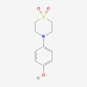 molecular formula C10H13NO3S B034484 4-(4-Hydroxyphenyl)thiomorpholine 1,1-Dioxide CAS No. 103661-13-8