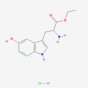 molecular formula C13H17ClN2O3 B034486 5-Hydroxy-DL-tryptophan ethyl ester hydrochloride CAS No. 103404-89-3