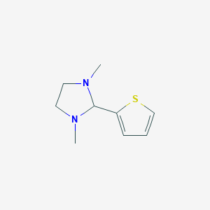 molecular formula C9H14N2S B034488 1,3-Dimethyl-2-(2-thienyl)imidazolidine CAS No. 104208-13-1