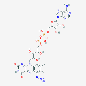 molecular formula C27H32N12O15P2 B034490 6-Azido-fad CAS No. 101760-85-4