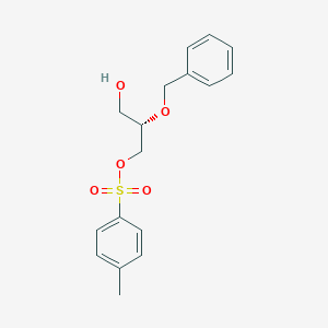 molecular formula C17H20O5S B034492 (S)-2-Benzyloxy-1,3-propanediol 1-(p-toluenesulfonate) CAS No. 109371-30-4