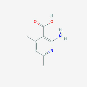molecular formula C8H10N2O2 B034494 2-Amino-4,6-dimethylnicotinic acid CAS No. 106837-89-2