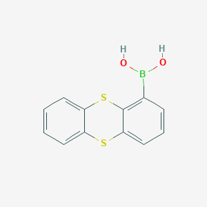 molecular formula C12H9BO2S2 B034495 Thianthrene-1-boronic acid CAS No. 108847-76-3