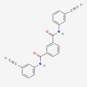 molecular formula C24H16N2O2 B3449666 N1,N3-BIS(3-ETHYNYLPHENYL)BENZENE-1,3-DICARBOXAMIDE 