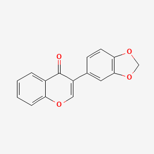 molecular formula C16H10O4 B3449775 4'-Methylenedioxyisoflavone 