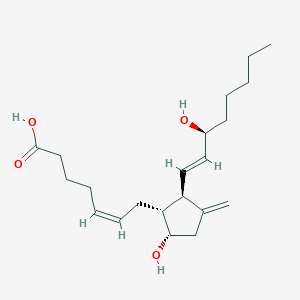 molecular formula C21H34O4 B034503 11-Deoxy-11-methylene PGD2 