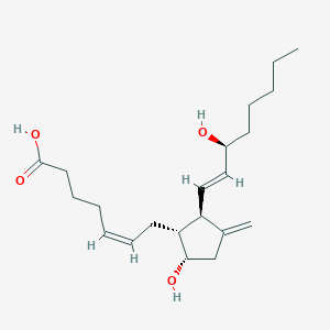 molecular formula C21H34O4 B034503 (Z)-7-[(1R,2R,5S)-5-hydroxy-2-[(E,3S)-3-hydroxyoct-1-enyl]-3-methylidenecyclopentyl]hept-5-enoic acid CAS No. 100648-29-1