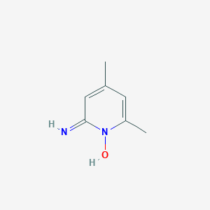molecular formula C7H10N2O B034516 1-Hydroxy-4,6-dimethylpyridin-2-imine CAS No. 100868-73-3